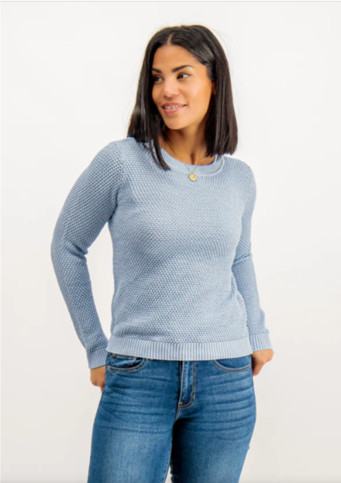 UNICORN Women's knitted sweater light blue xs s m l