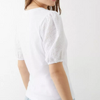 S / White