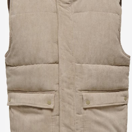 UNICORN Men's bodywarmer jacket brown beige s m l xl xxl