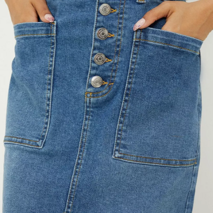 UNICORN Women's denim skirt light blue xs s m l xl xxl