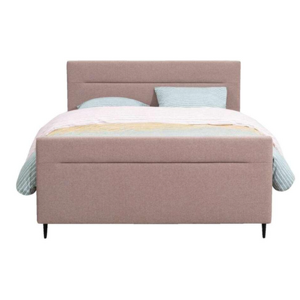 UNICORN Boxspring double bed pink 160x200 cm