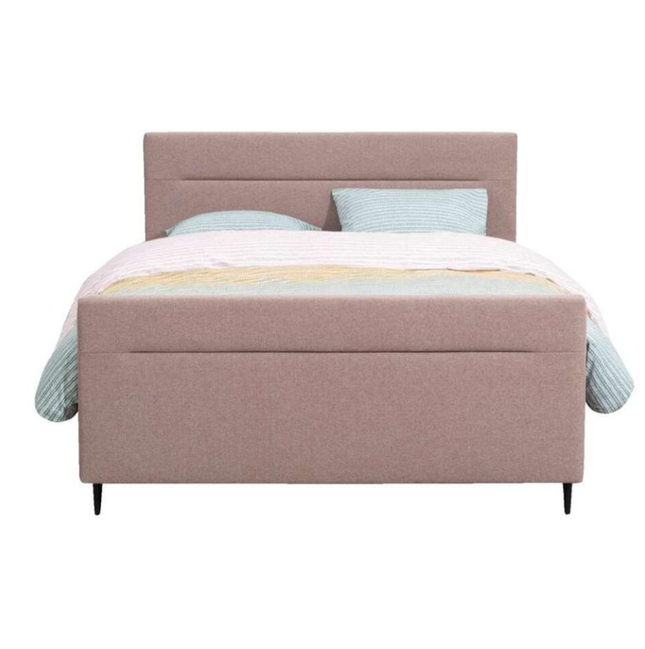 UNICORN Boxspring double bed pink 160x200 cm