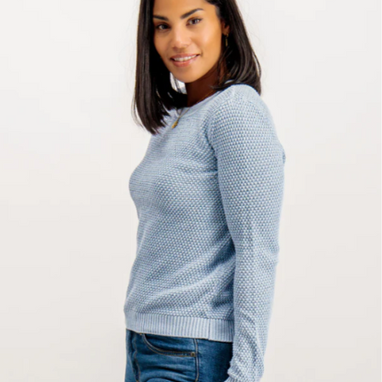 UNICORN Women's knitted sweater light blue xs s m l