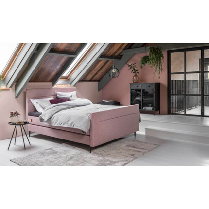 UNICORN Boxspring double bed pink 160x200 cm