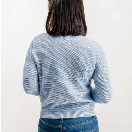 UNICORN Women's knitted sweater light blue xs s m l