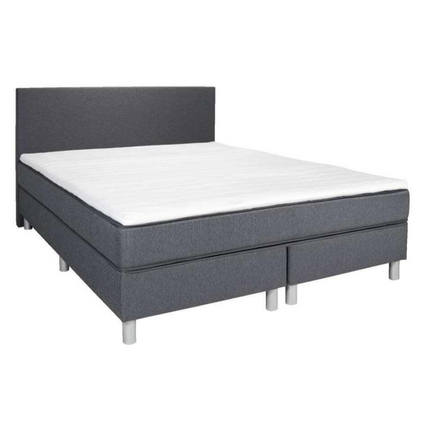 UNICORN Boxspring double bed dark gray 180x200