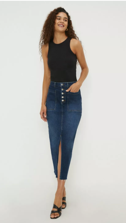 UNICORN Women's denim skirt dark blue s m l xl xxl xxxl