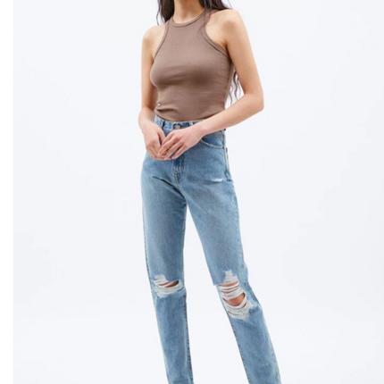 UNICORN Women's pants sky ripped blue s m l xl