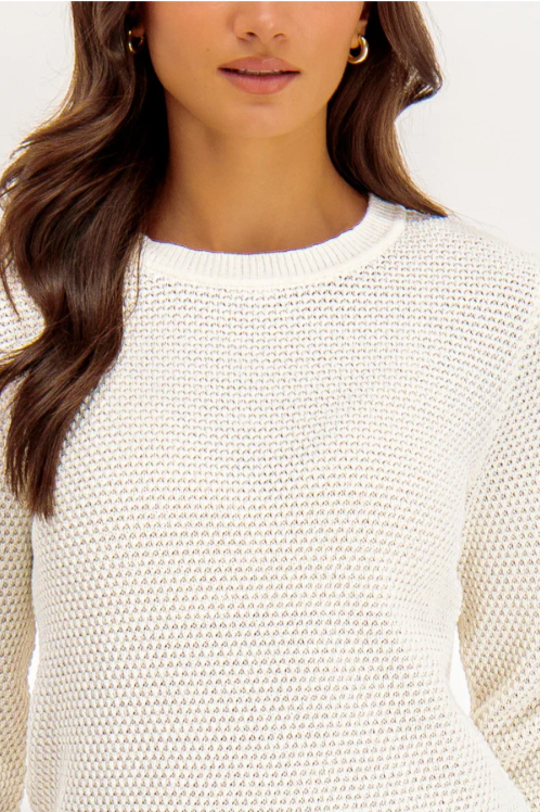 UNICORN Women's sweater white knitted xs s m l xl
