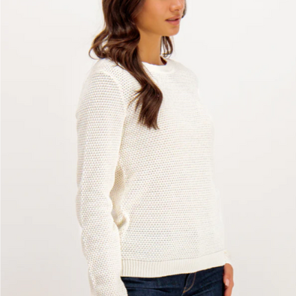 UNICORN Women's sweater white knitted xs s m l xl