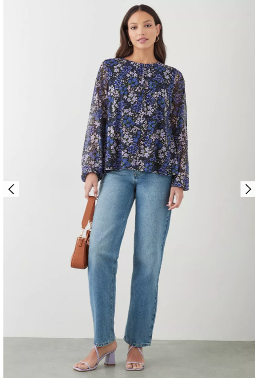 UNICORN Women's blouse blue s m l xl