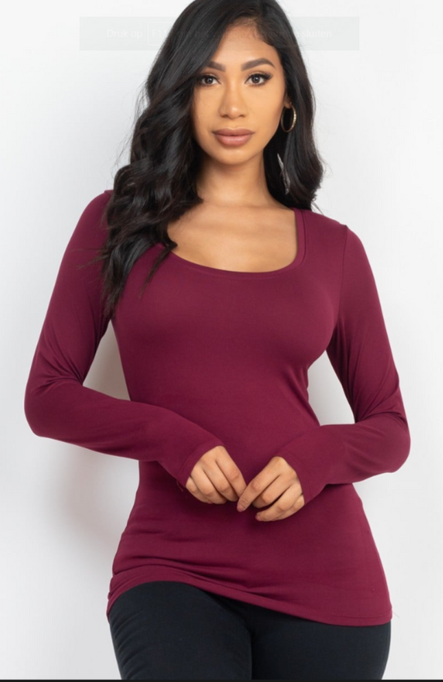 UNICORN Women's shirt dark red