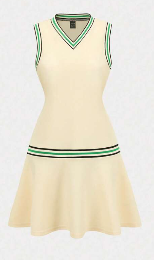 UNICORN Women's dress beige green s m l xl