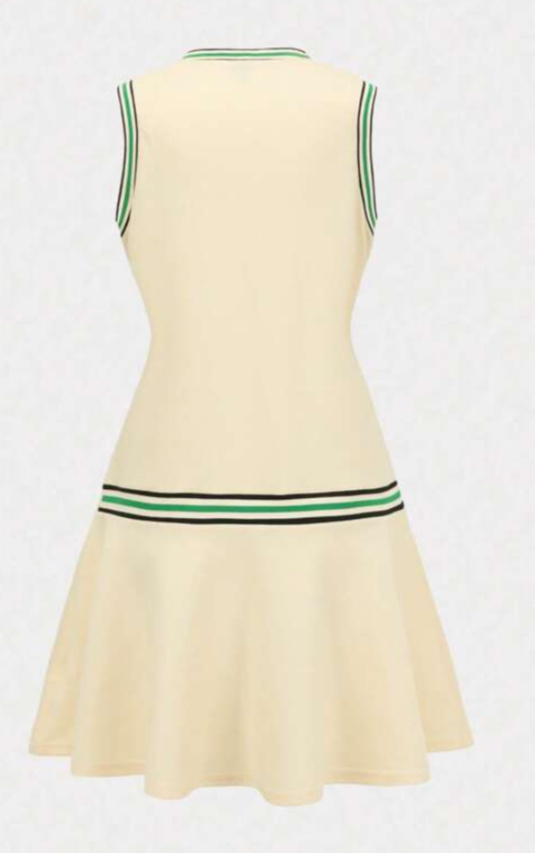 UNICORN Women's dress beige green s m l xl