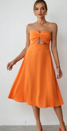 UNICORN Women's dress orange xs s m l xl