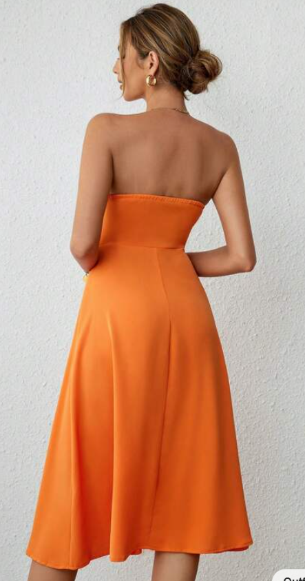 UNICORN Women's dress orange xs s m l xl