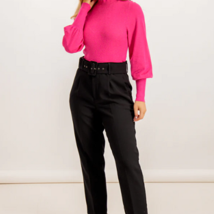 UNICORN Women's sweater with back neck pink xs s m l xl