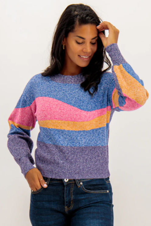 UNICORN Women's sweater purple blue xs s m l xl