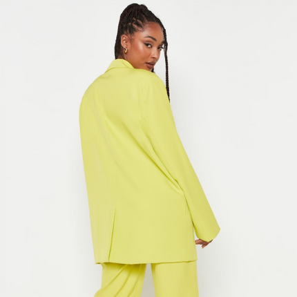 UNICORN Women's oversized blazer yellow s xs xxs xxxs