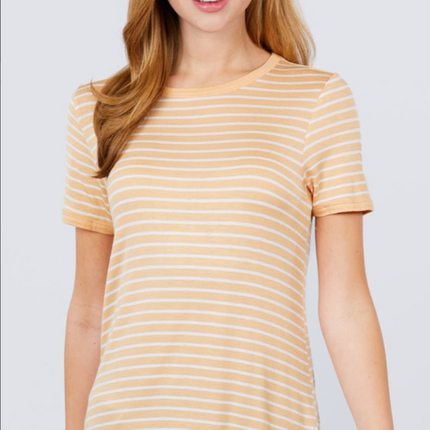 UNICORN Women's striped short-sleeved shirt s m l