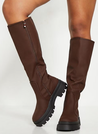 UNICORN Women's boots beige dark brown 36 37 40