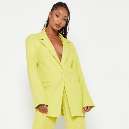 UNICORN Women's oversized blazer yellow s xs xxs xxxs
