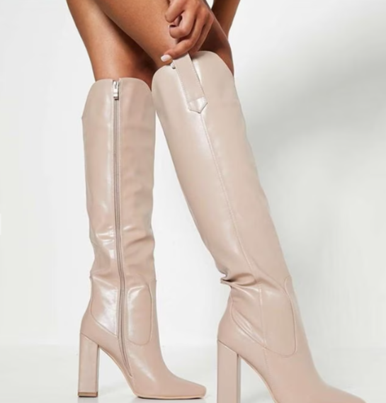UNICORN Women's boots leather beige 36