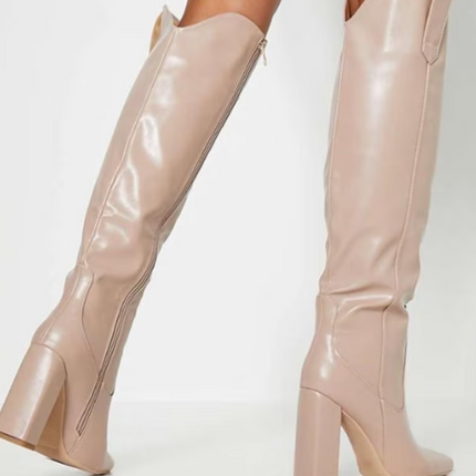 UNICORN Women's boots leather beige 36