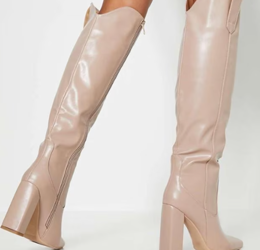 UNICORN Women's boots leather beige 36