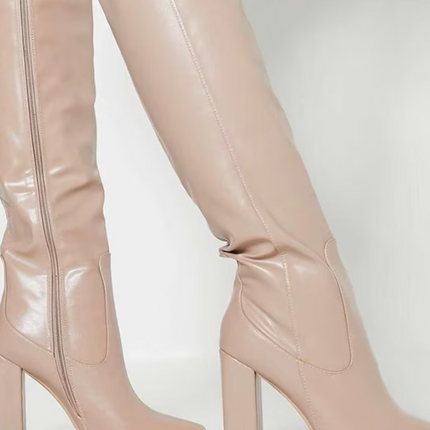 UNICORN Women's boots leather beige 36