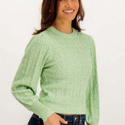 UNICORN Women's knitted sweater light green xs s m l xl