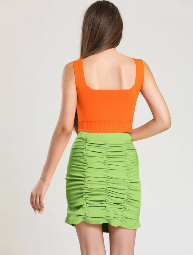 UNICORN Women's skirt light green s m l