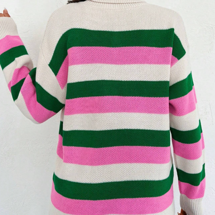 UNICORN Women's sweater beige green pink