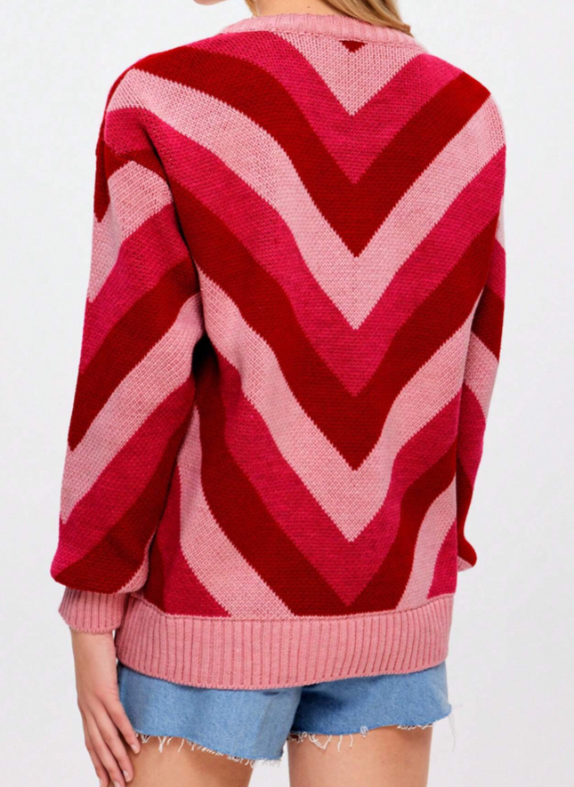 UNICORN Women's sweater pink white blue pink s m l xl