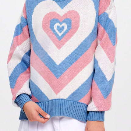 UNICORN Women's sweater pink white blue pink s m l xl