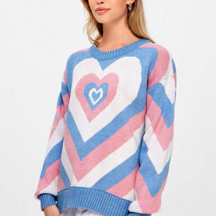 UNICORN Women's sweater pink white blue pink s m l xl