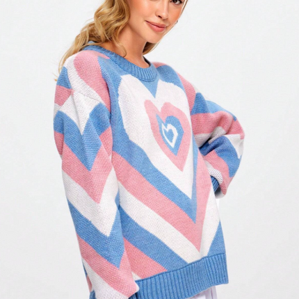 UNICORN Women's sweater pink white blue pink s m l xl