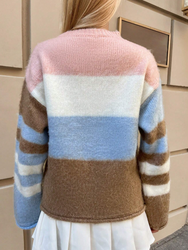 UNICORN Women's sweater pink white light blue brown s m l xl