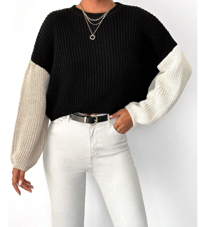 UNICORN Women's sweater black and white s m l