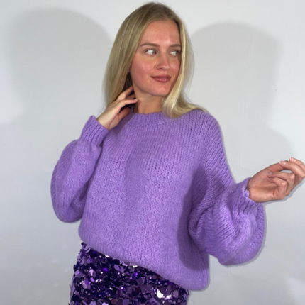 UNICORN Women's sweater purple gray xs s m l xl