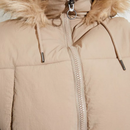Dames jas zwart beige groen s m l xl