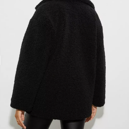 Dames jas zwart licht bruin roze s m l xl