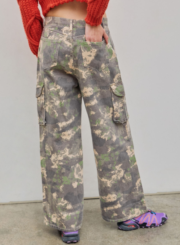 UNICORN Women's jeans army camouflage green xxs xs s m l xl