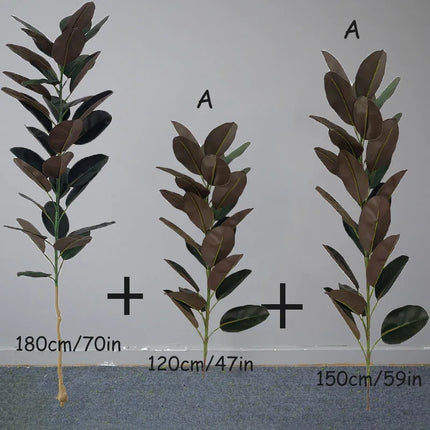 UNICORN 13-59 in Large Ficus Tree Artificial Rubber Tree Plastic