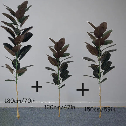 UNICORN 13-59 in Large Ficus Tree Artificial Rubber Tree Plastic