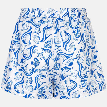 Ydence Short Ivana blue shells