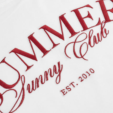Ydence T-shirt Summer Sunday club brick red