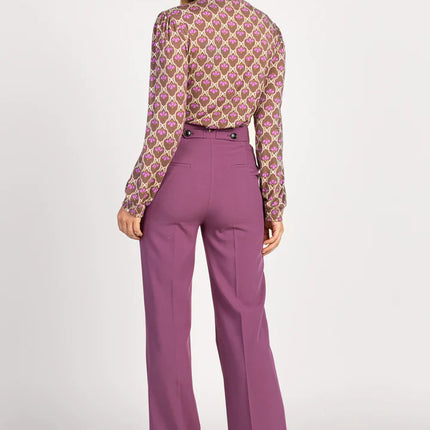 UNICORN Women's blouse beige purple brown xs s m l xl xxl