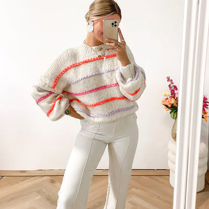 UNICORN Ladies sweater cream white s m l xl