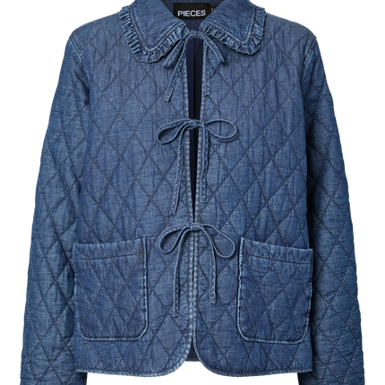 Aura quilt jacket medium blue